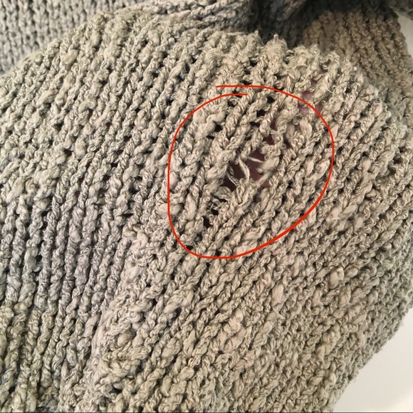 French Creek Wool Cropped Short Sleeve Chunky Sweater *Minor Flaw* - Picture 8 of 9